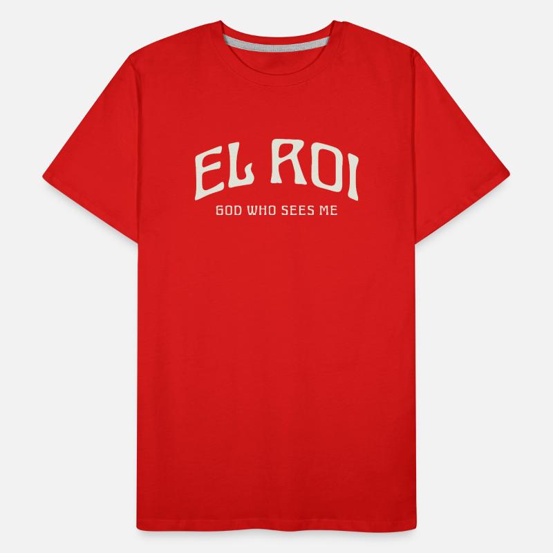 EL ROI Gott, der mich sieht. Männer Premium Bio T-Shirt