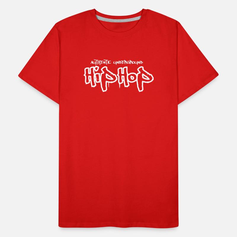 Authentic Underground Hip Hop Graffiti Men's Premium Organic T-Shirt