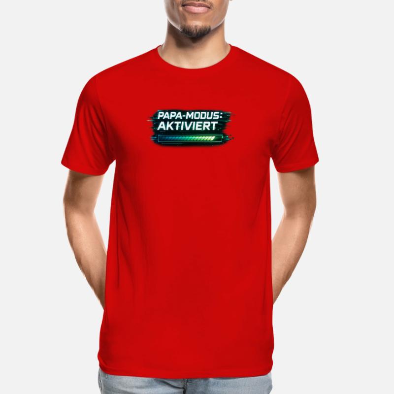 Dad Mode Enabled – Gift for Dad Men's Premium Organic T-Shirt