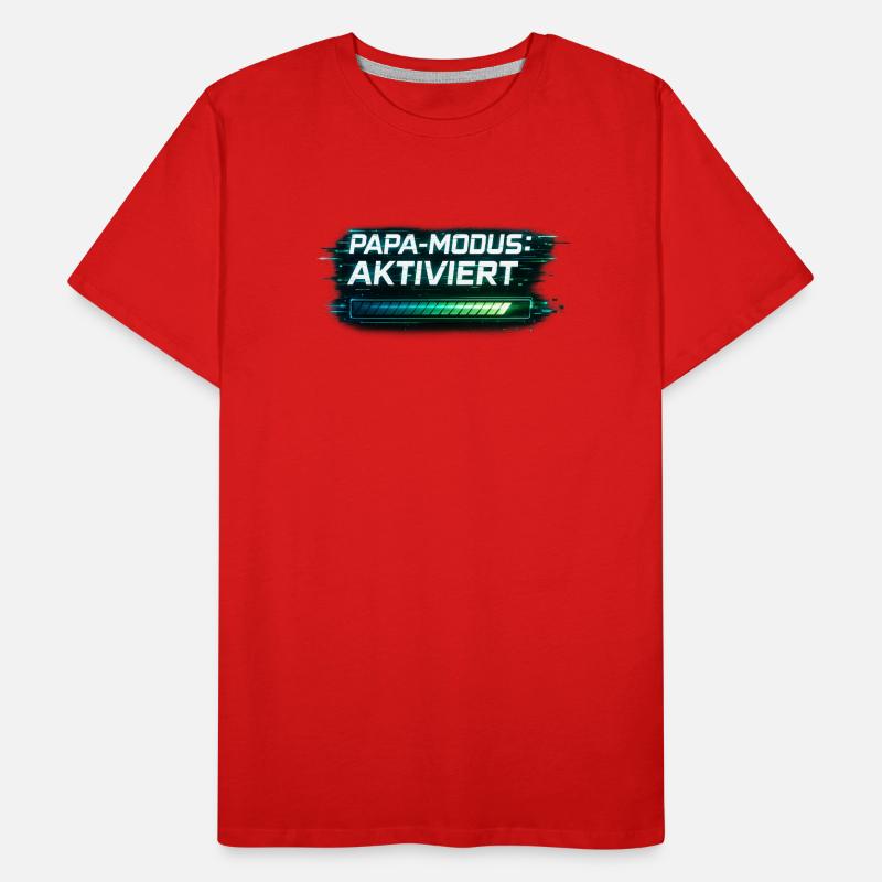 Dad Mode Enabled – Gift for Dad Men's Premium Organic T-Shirt