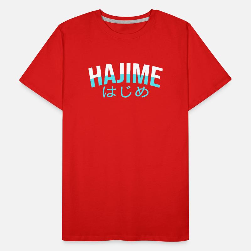 Judo Hajime Männer Premium Bio T-Shirt