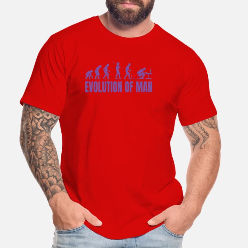 Programmierer Computerfreak Evolution Retro Männer Premium Bio T-Shirt