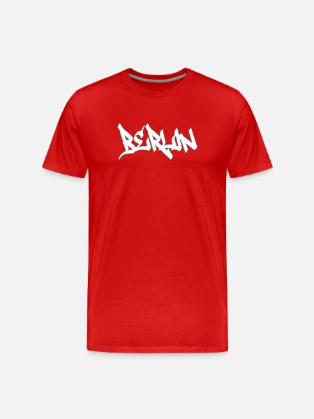 Berlin  - Männer Premium Bio T-Shirt - Rot