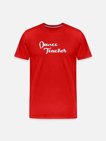 Tänzerin - Männer Premium Bio T-Shirt - Rot