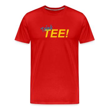 BUVEZ DU THÉ ! - T-shirt bio Premium Homme - rouge - Devant - Damien (186cm)