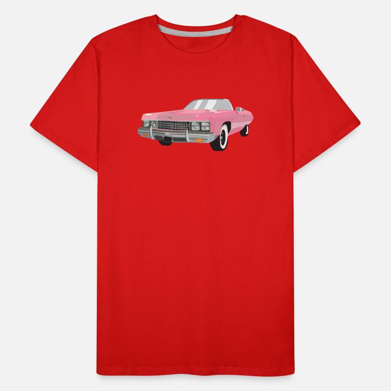 Pinke Auto-Rohlinge Männer Premium Bio T-Shirt