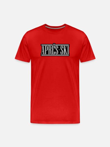 Après-ski - Men's Premium Organic T-Shirt - red