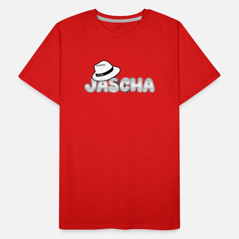 First name Jascha Men's Premium Organic T-Shirt