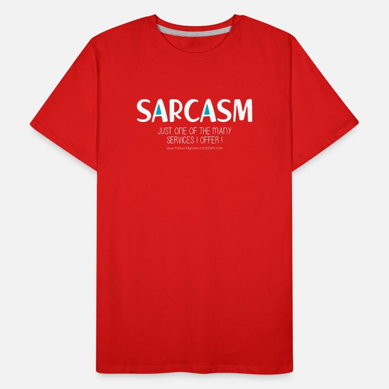 Sarkasmus (düster) Männer Premium Bio T-Shirt