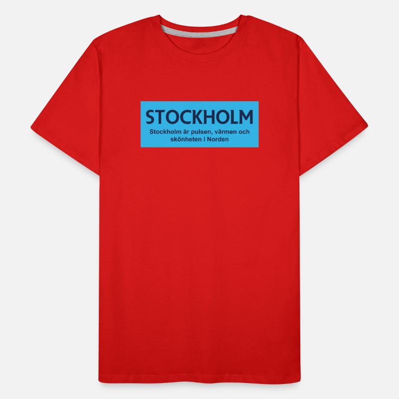 Fierté de Stockholm T-shirt bio Premium Homme