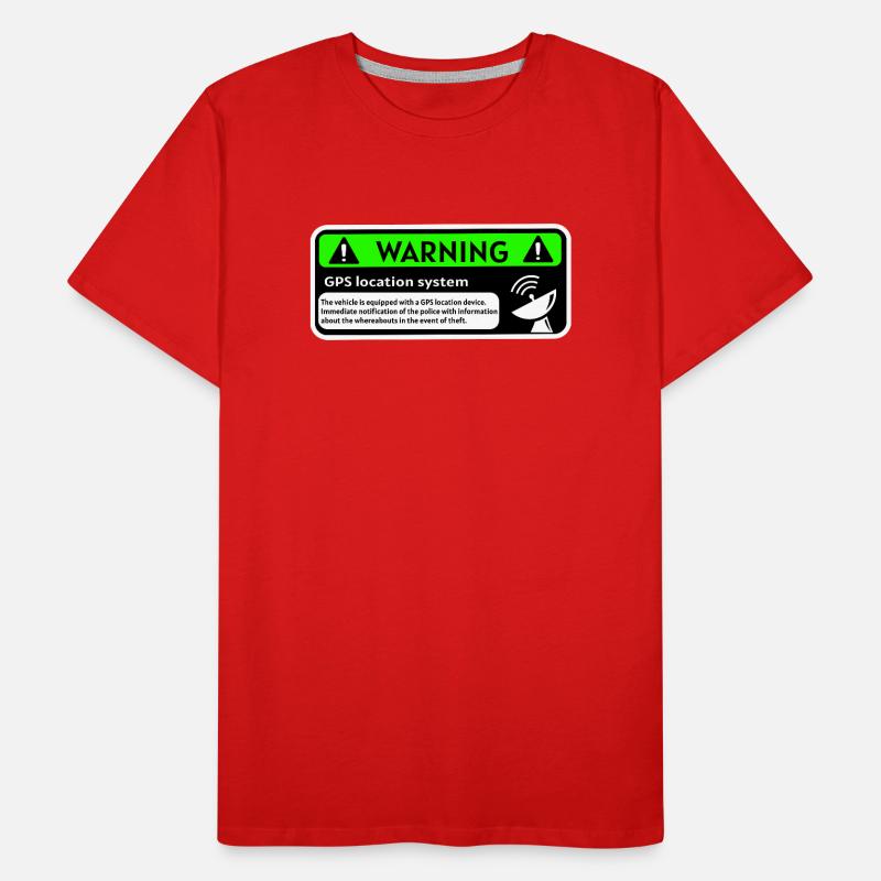 Gps Tracker T-shirt bio Premium Homme