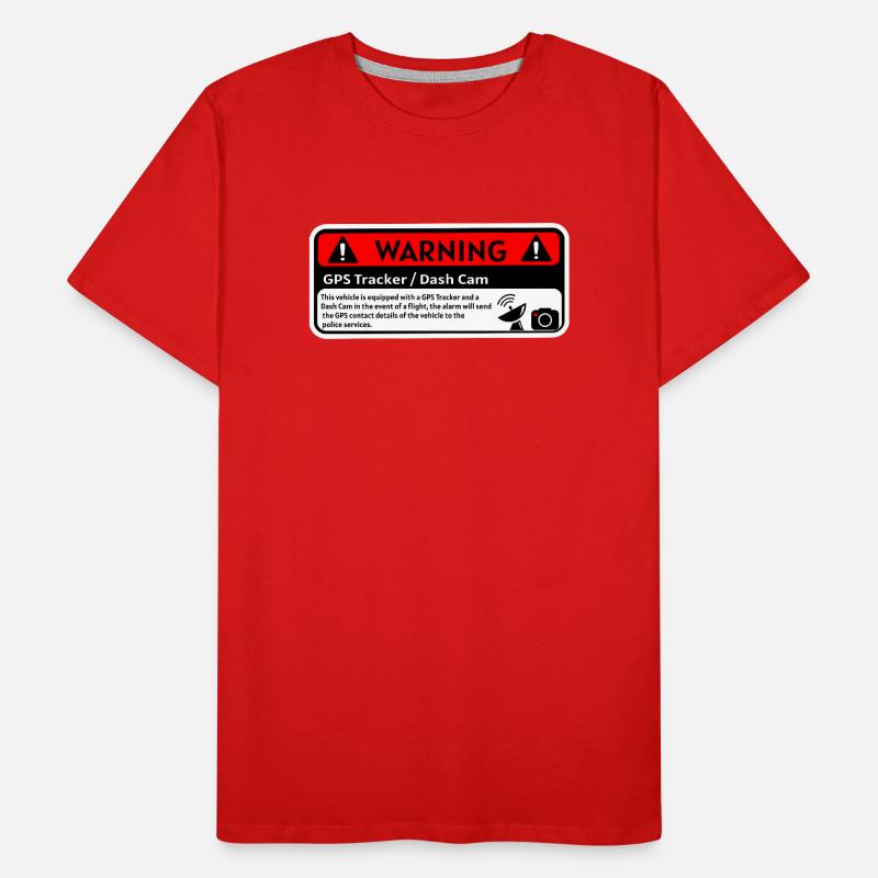Alerte GPS Dash Cam T-shirt bio Premium Homme