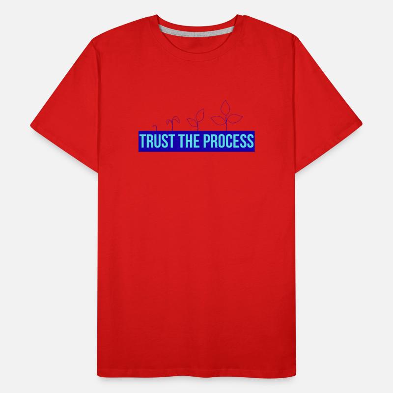 Faites confiance aux plantules de processus T-shirt bio Premium Homme