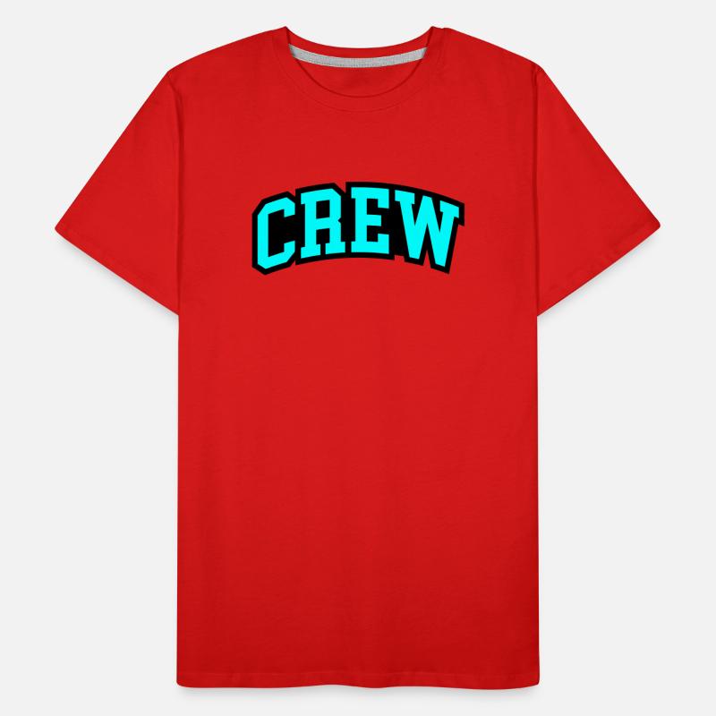 Lettrage de l’équipage T-shirt bio Premium Homme