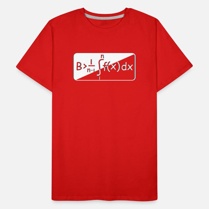 Mathematician Math Mathematical Mathematics Men's Premium Organic T-Shirt