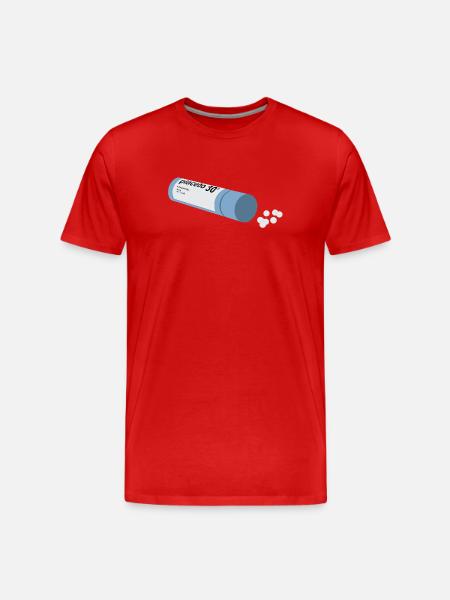 Placebopathie - T-shirt bio Premium Homme - rouge