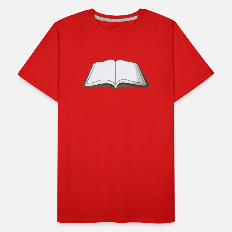book Men's Premium Organic T-Shirt