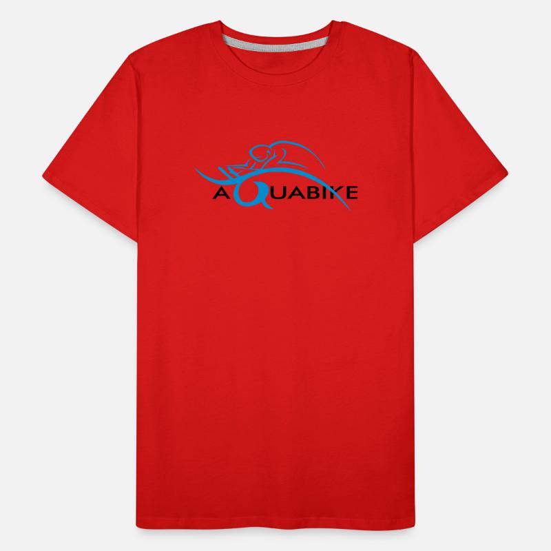 Aquabike en action T-shirt bio Premium Homme