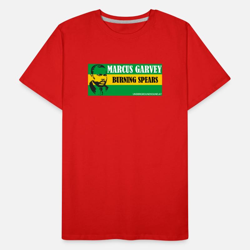 Garvey Burning Spear T-Shirt Men's Premium Organic T-Shirt