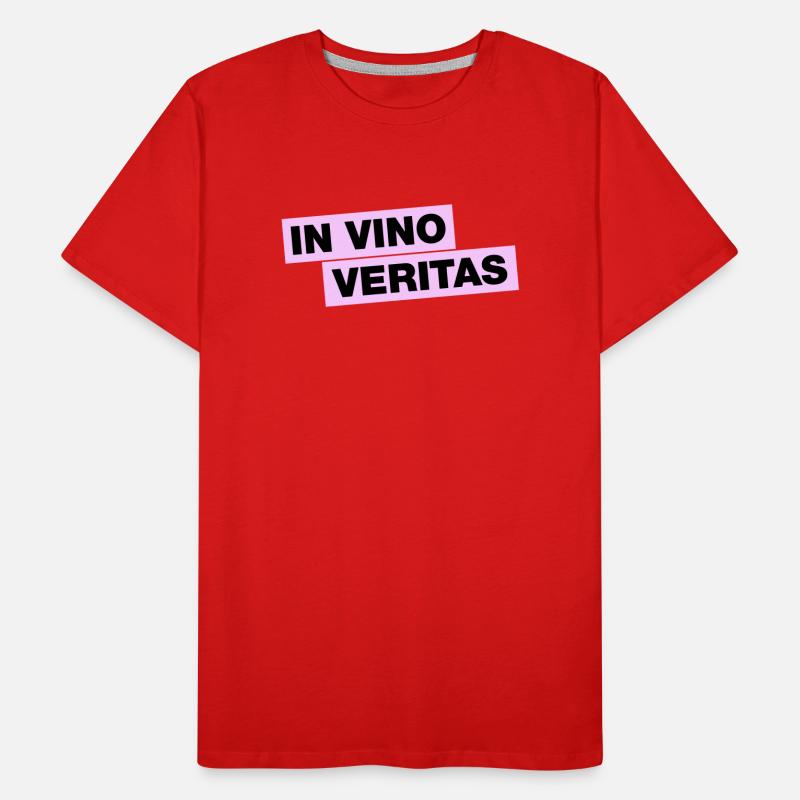 In Vino Veritas Männer Premium Bio T-Shirt