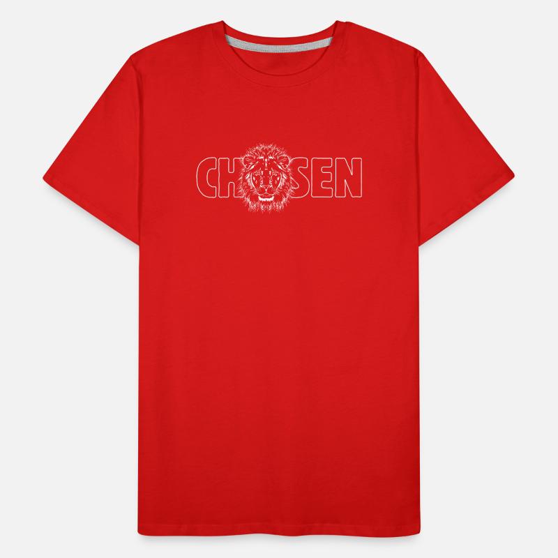 Löwe „CHOSEN“ Männer Premium Bio T-Shirt