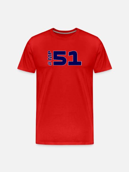 # MP51 - T-shirt bio Premium Homme - rouge