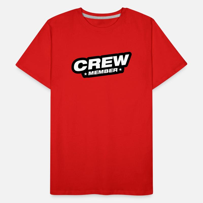 Crew Mitglied Männer Premium Bio T-Shirt