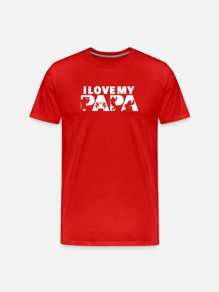 Eat Sleep Paintball Repeat Funny Hobby - Men's Premium Organic T-Shirt - red
