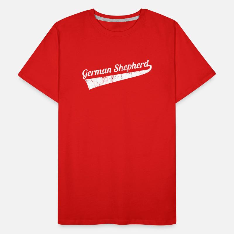 German Shepherd Männer Premium Bio T-Shirt