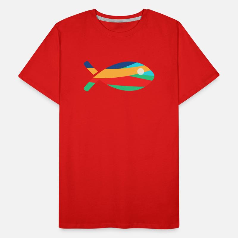 FISH. Men's Premium Organic T-Shirt