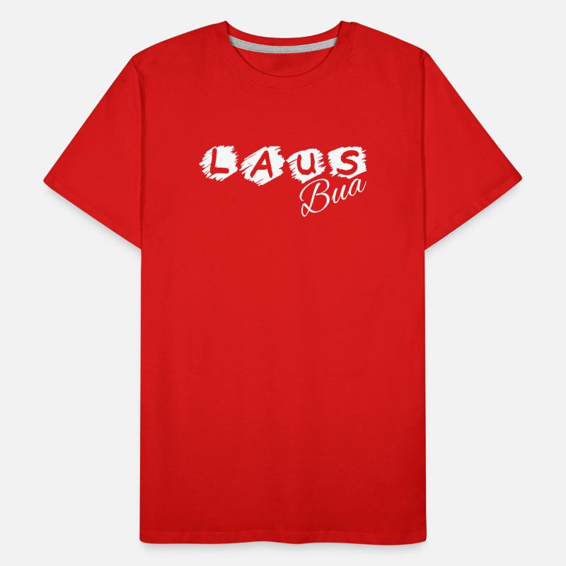 Lausbua - Lausbub - vilain garçon, dialecte T-shirt bio Premium Homme