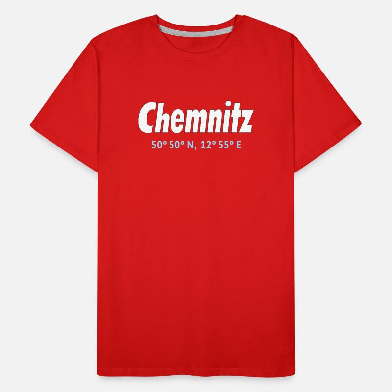Chemnitz coordinates Men's Premium Organic T-Shirt