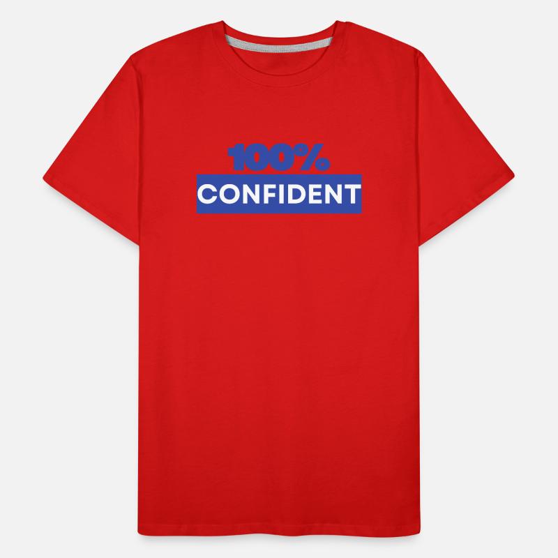 100 % confiant T-shirt bio Premium Homme