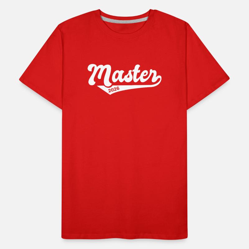 Master's Degree Graduation 2026 Men's Premium Organic T-Shirt
