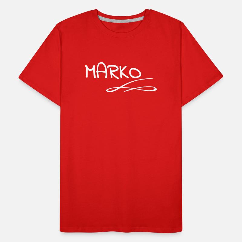 Nom : Marko T-shirt bio Premium Homme