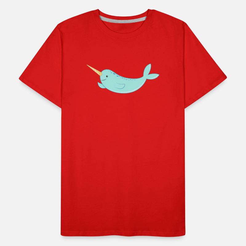 Narwal Männer Premium Bio T-Shirt