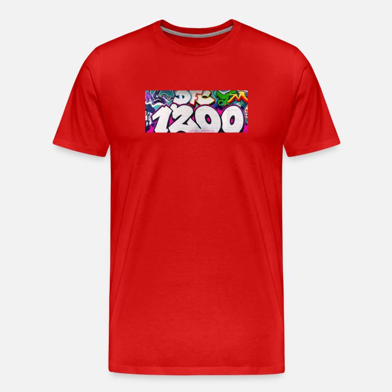 1200 GRAVITY EDIT_1 - Men's Premium Organic T-Shirt - red