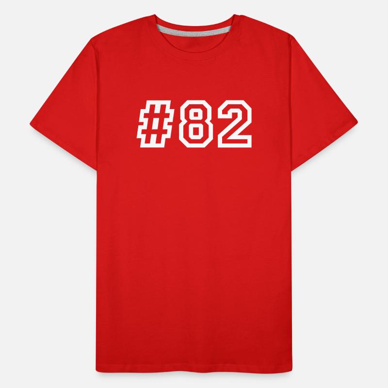 1982 Hashtag Männer Premium Bio T-Shirt