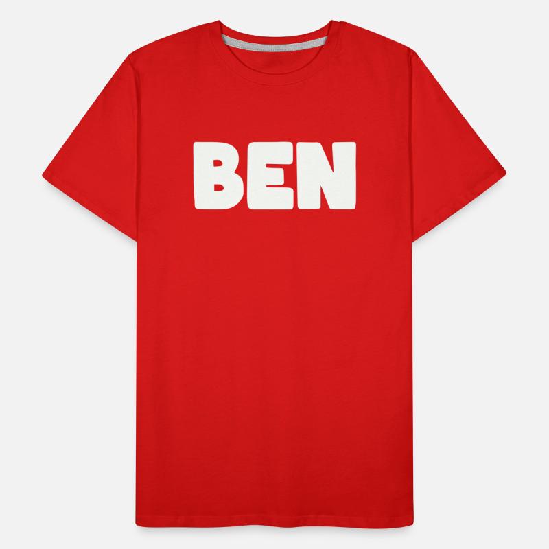 Ben Name Männer Premium Bio T-Shirt