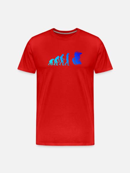Conception compacte du motocross - T-shirt bio Premium Homme - rouge