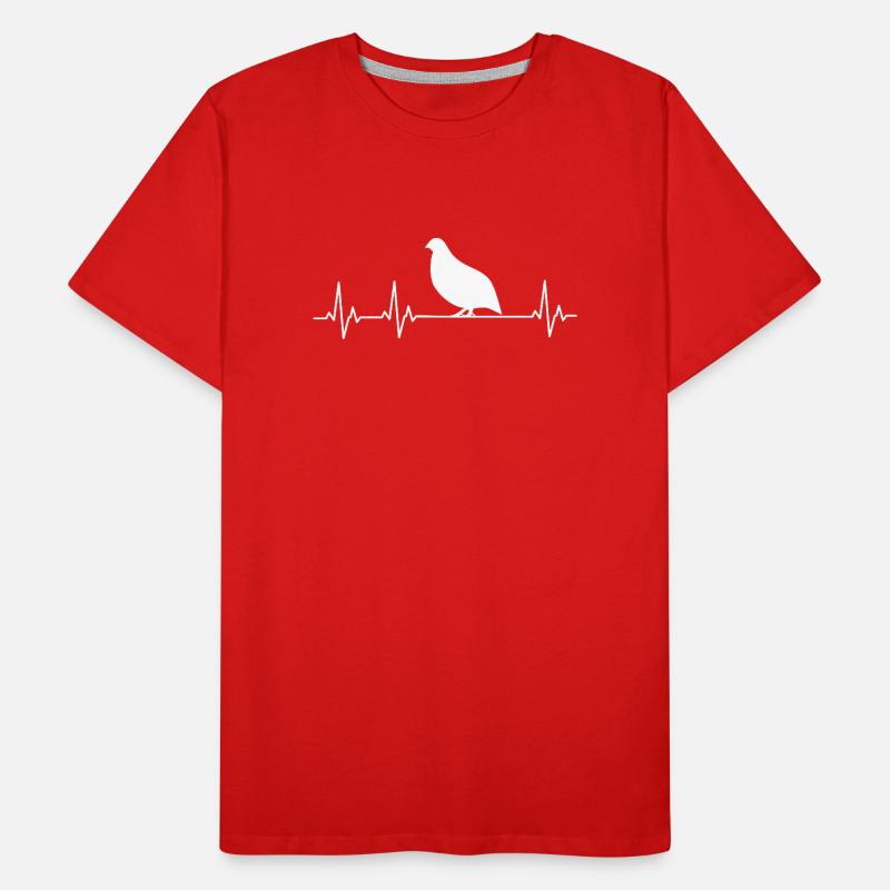 Quail - Quail Breeder Men's Premium Organic T-Shirt