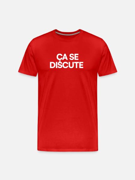 Ça se discute - T-shirt bio Premium Homme - rouge