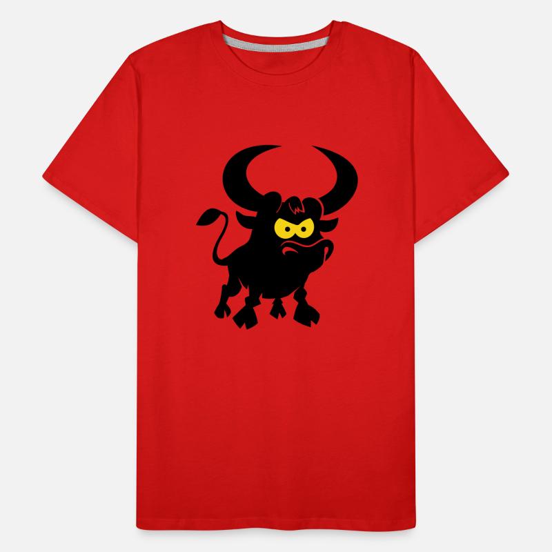 vl087b_stier_2c T-shirt bio Premium Homme