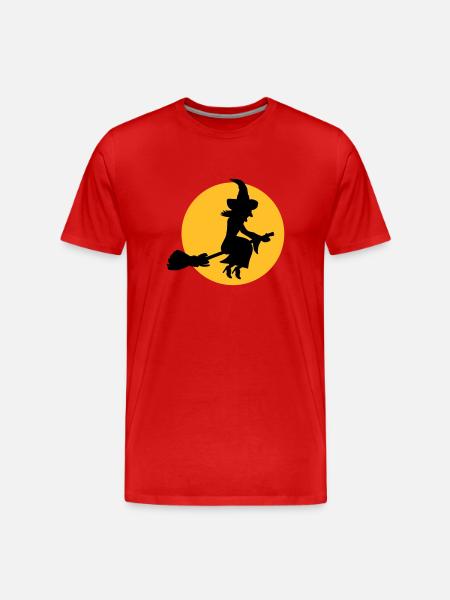Hexe - Männer Premium Bio T-Shirt - Rot