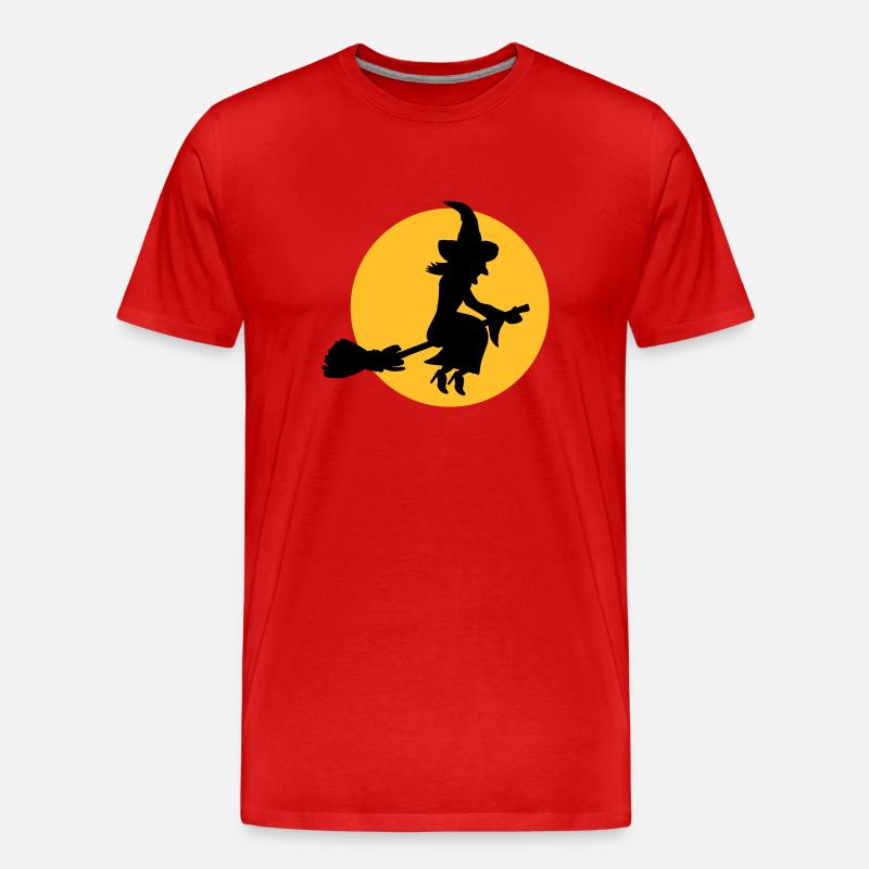 Hexe - Männer Premium Bio T-Shirt - Rot