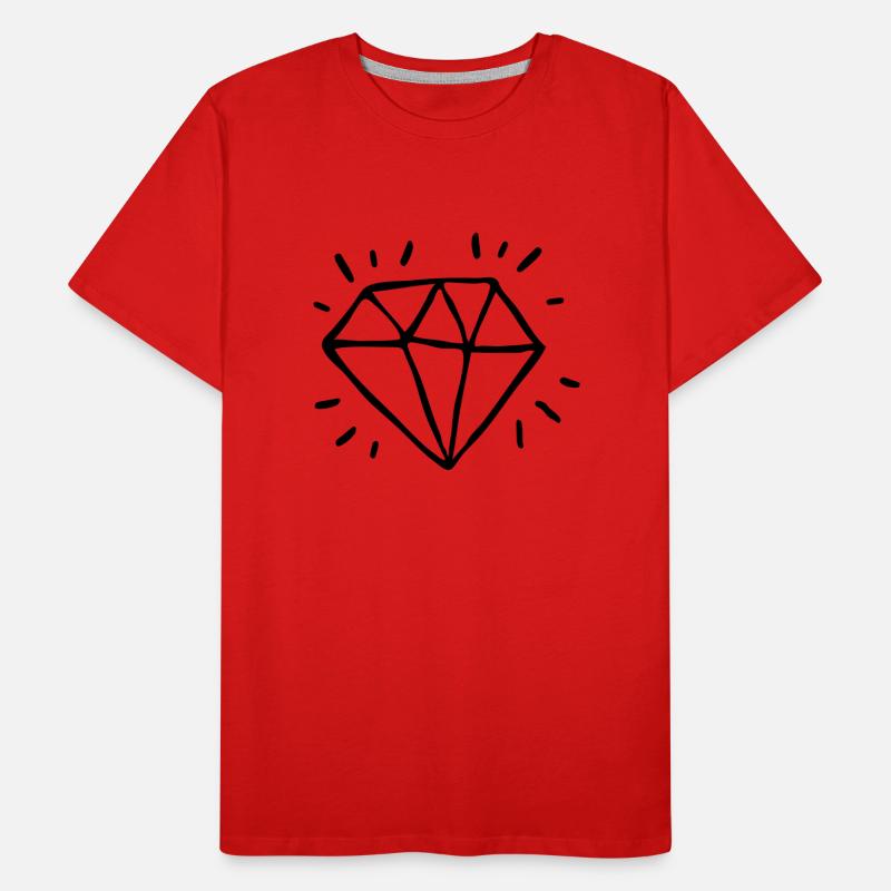 diamant T-shirt bio Premium Homme