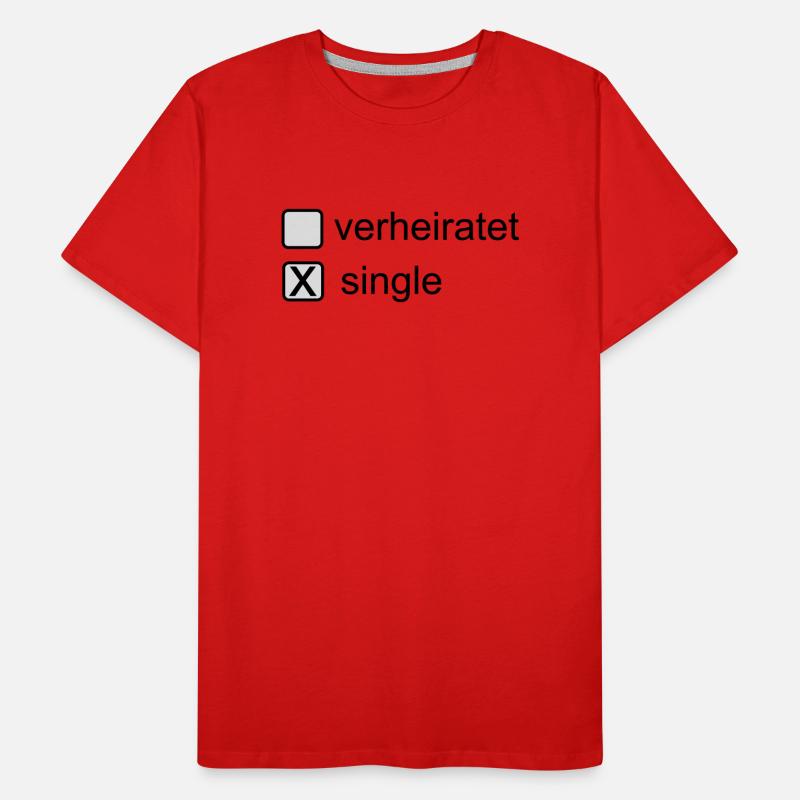 Single Men's Premium Organic T-Shirt