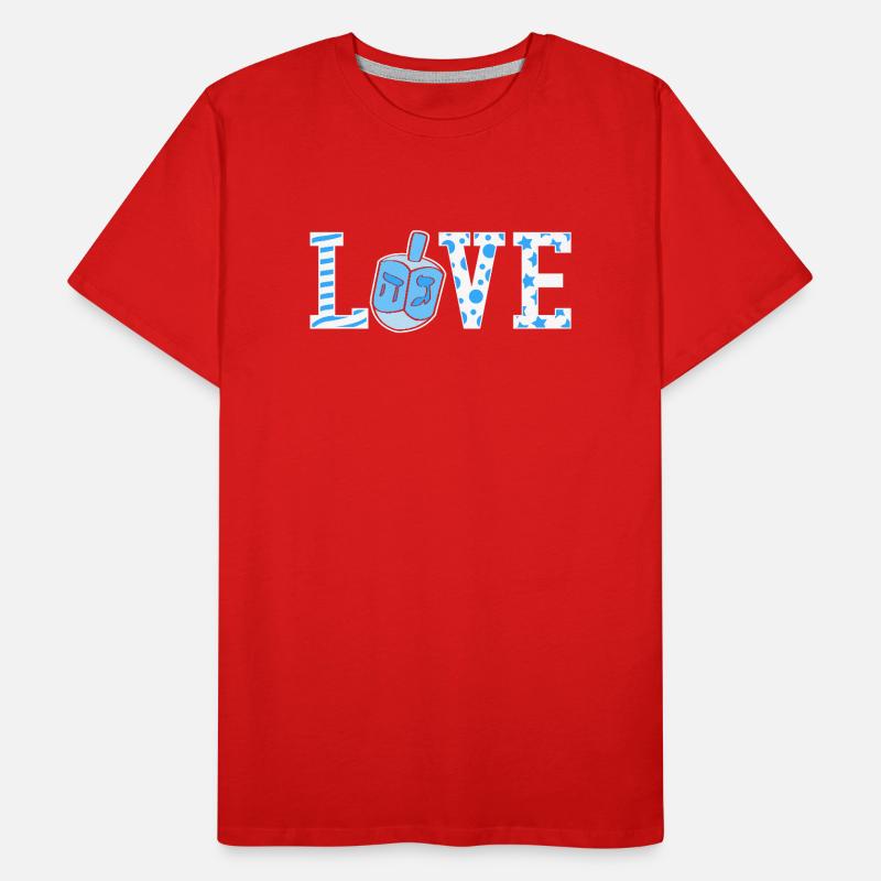 Hanoukka Hanoukka Hanoukka Dreidel T-shirt bio Premium Homme