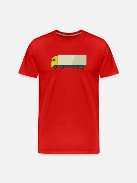 Camion - T-shirt bio Premium Homme - rouge