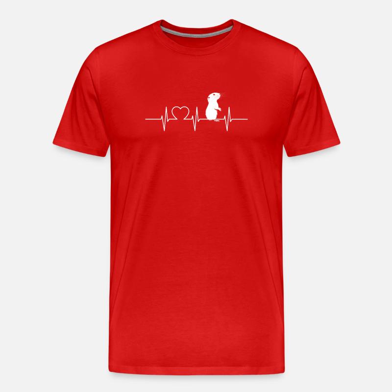 Lemminge Lemming - Männer Premium Bio T-Shirt - Rot